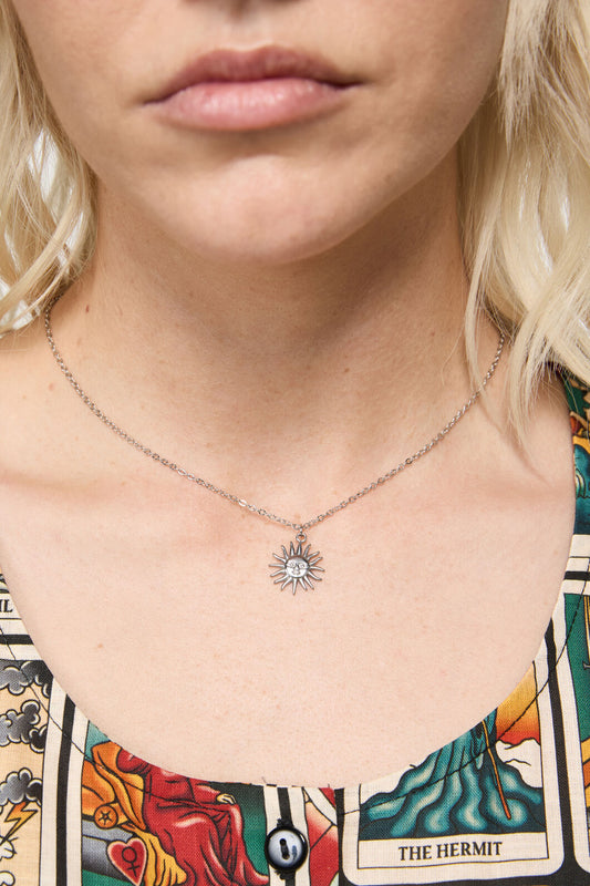 Dangerfield - Sun Necklace - silver