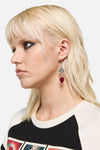 Dangerfield - Rose Earrings - silver