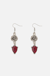 Dangerfield - Rose Earrings - silver