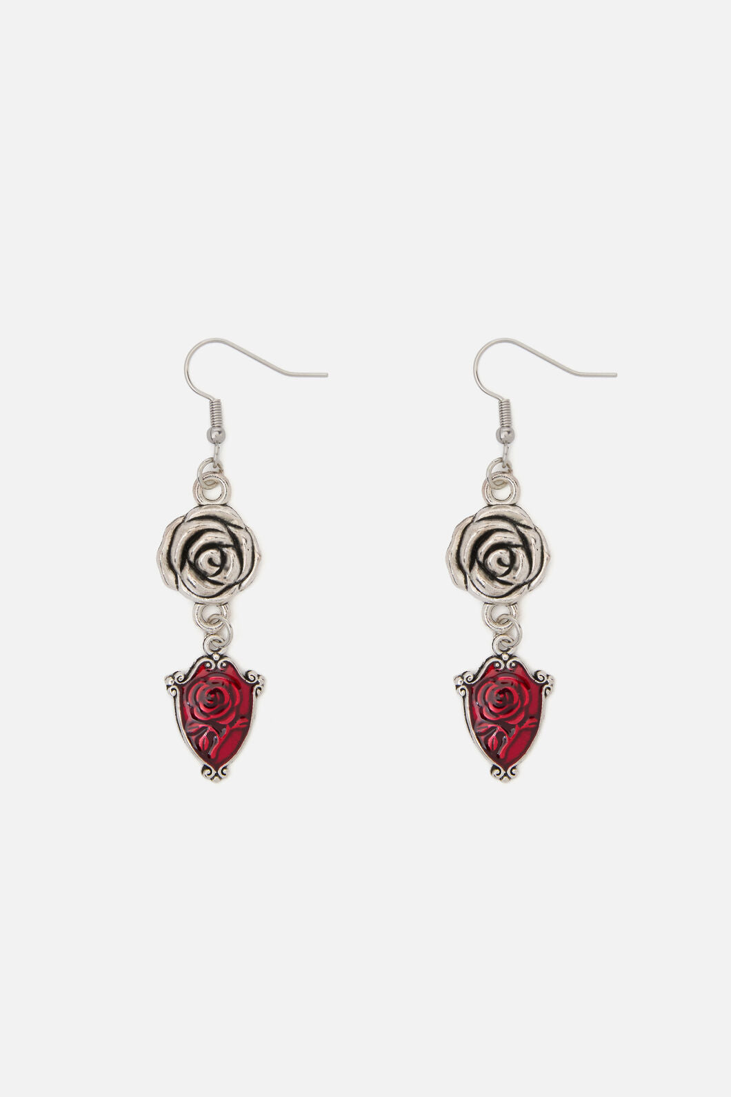 Dangerfield - Rose Earrings - silver