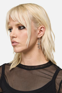 Dangerfield - Barbed Charm Sleepers - silver