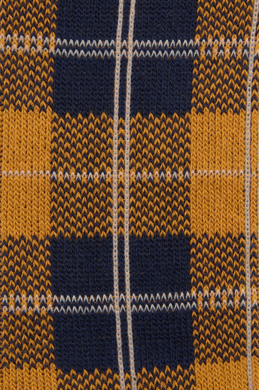 Dangerfield - Tan Check Sock - tan