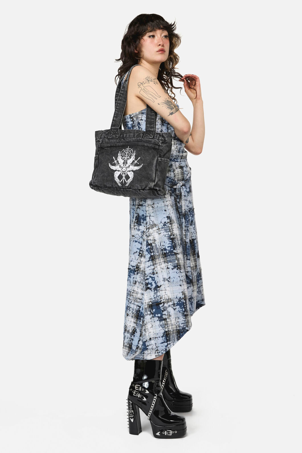 Dangerfield - Divination Printed Canvas Bag - black