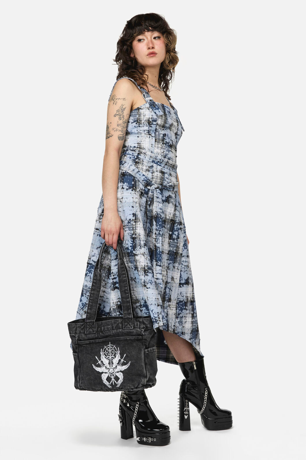 Dangerfield - Divination Printed Canvas Bag - black
