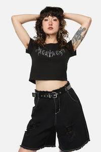 Dangerfield - Pyramid Stud Belt - black