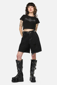 Dangerfield - Pyramid Stud Belt - black