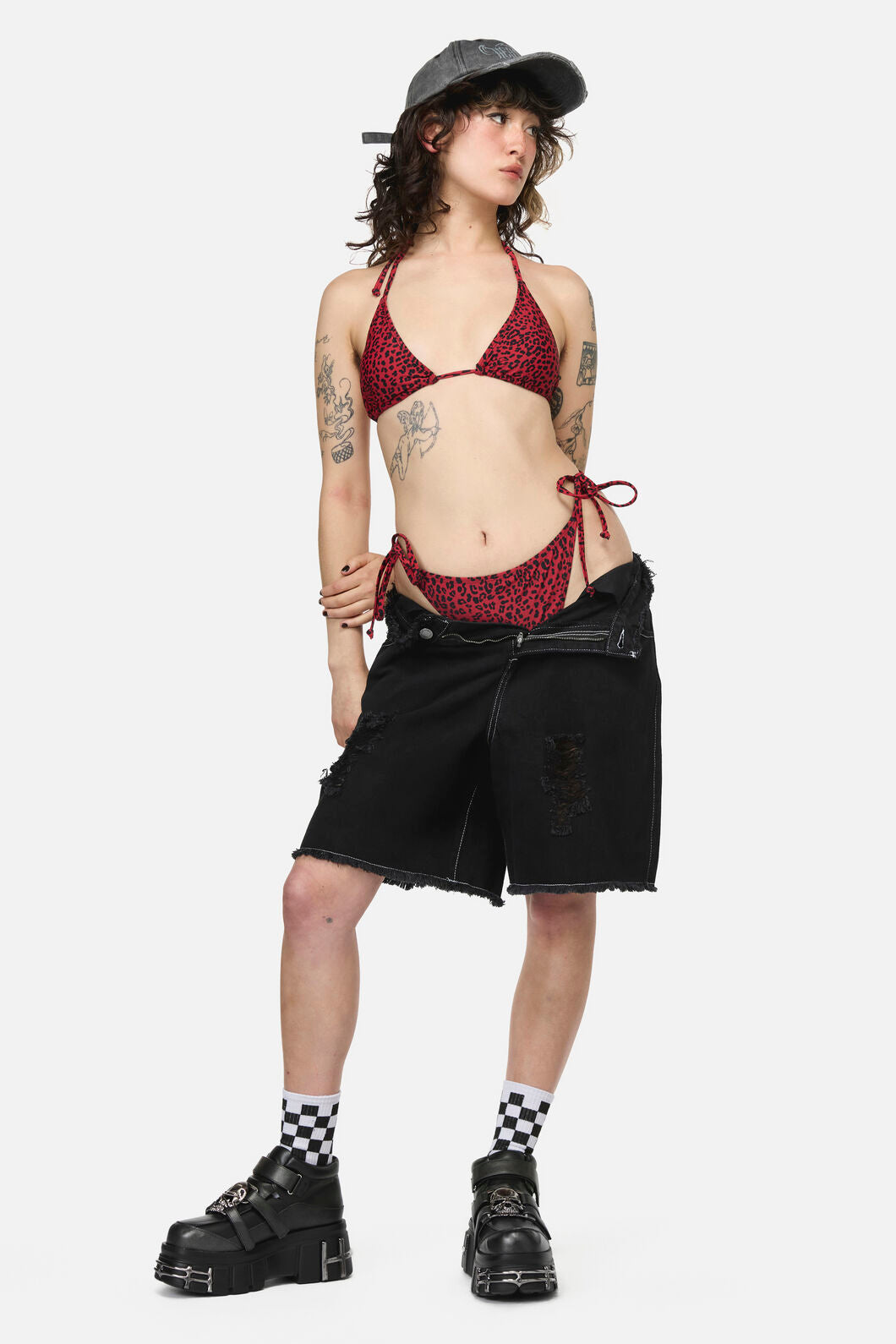 Dangerfield - Heathen Printed Cap - grey