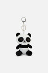 Dangerfield - Panda Plush Bag Charm - black-white