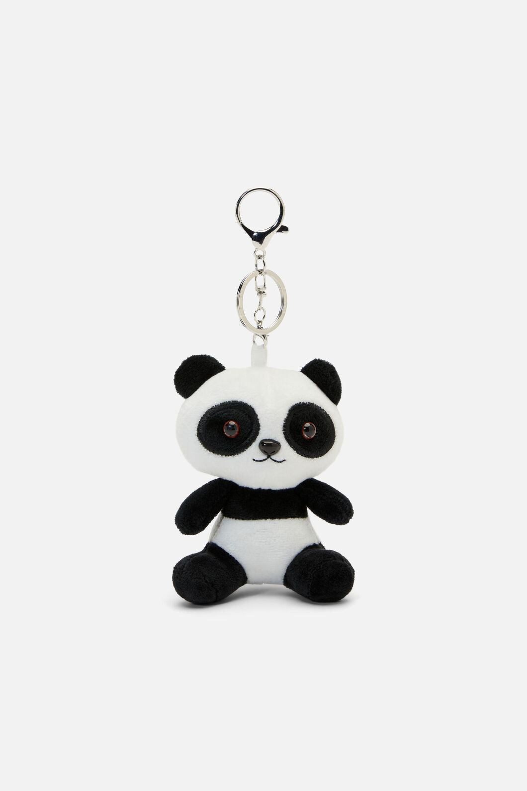 Dangerfield - Panda Plush Bag Charm - black-white