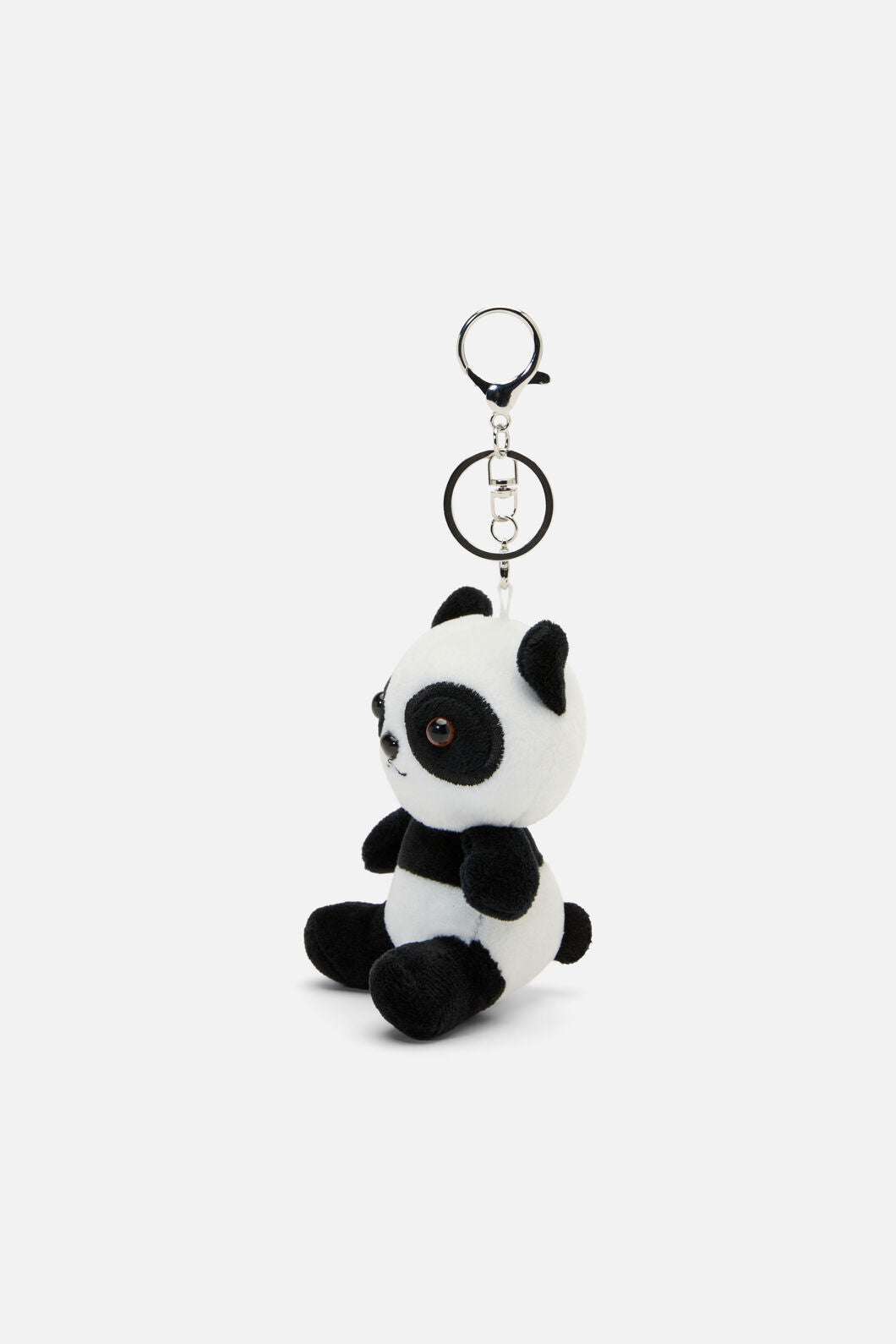 Dangerfield - Panda Plush Bag Charm - black-white
