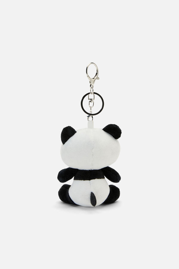 Dangerfield - Panda Plush Bag Charm - black-white