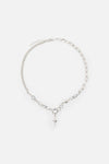 Dangerfield - Double Chain Soft Star Necklace - silver