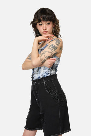 Dangerfield - Black Crosses Jean Chain - black