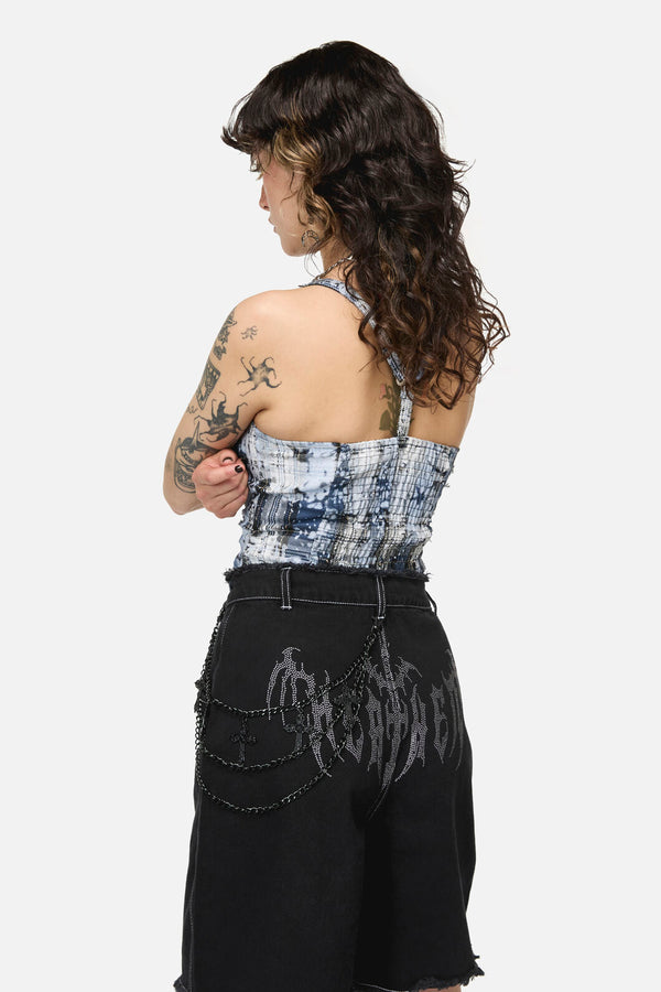 Dangerfield - Black Crosses Jean Chain - black