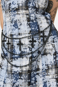 Dangerfield - Black Crosses Jean Chain - black