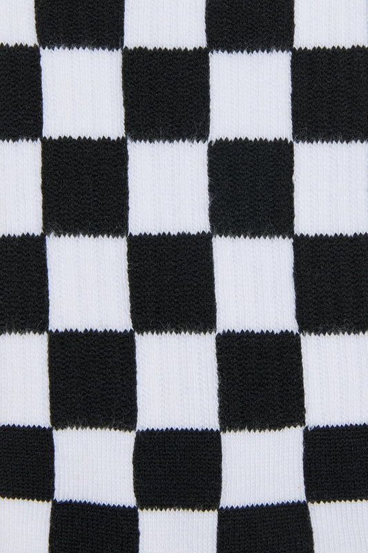 Dangerfield - White Checkerboard Socks - white