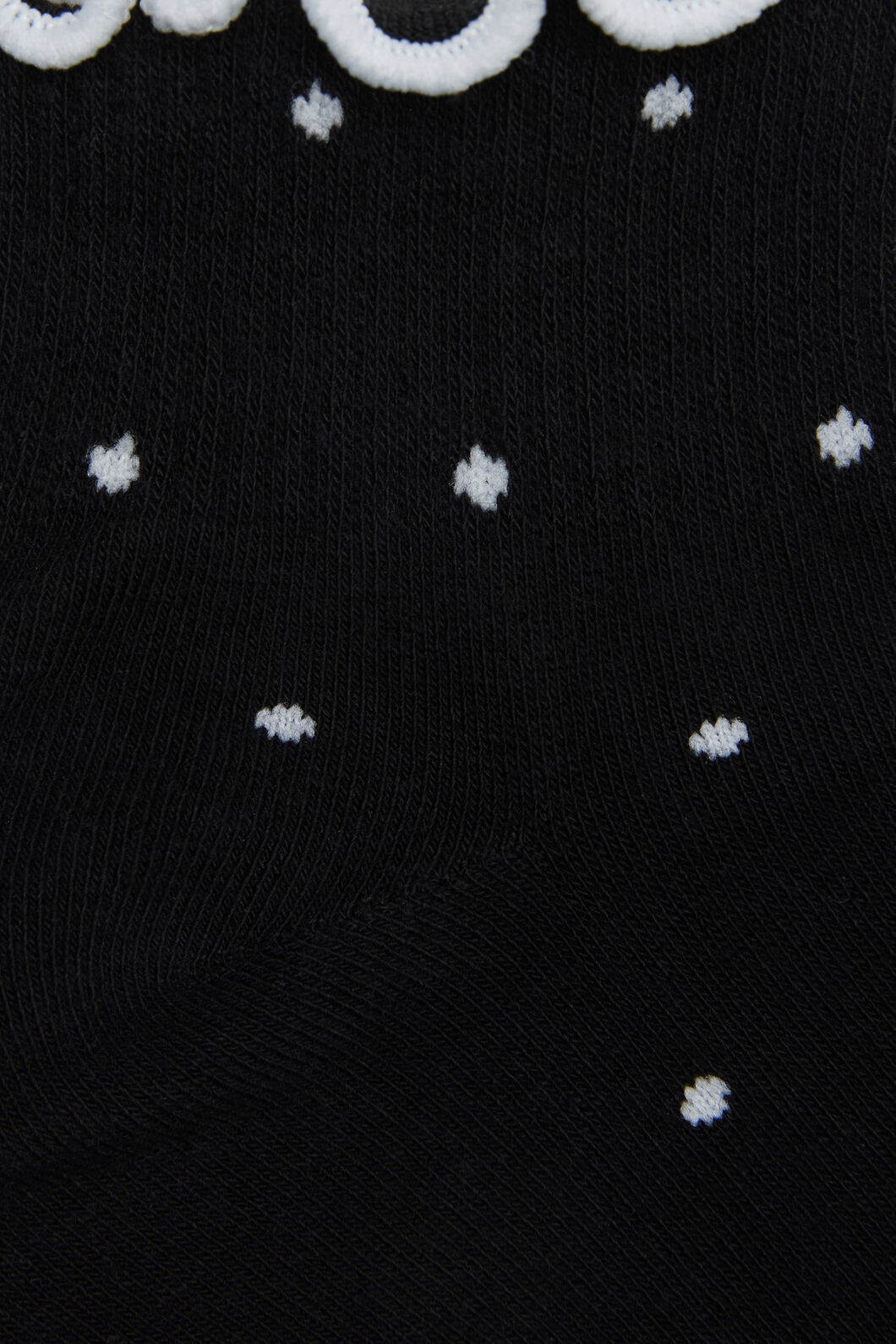 Dangerfield - Black Spot Ankle Frill Socks - black