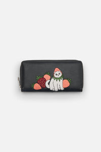 Dangerfield - Strawberry Cat Wallet - black