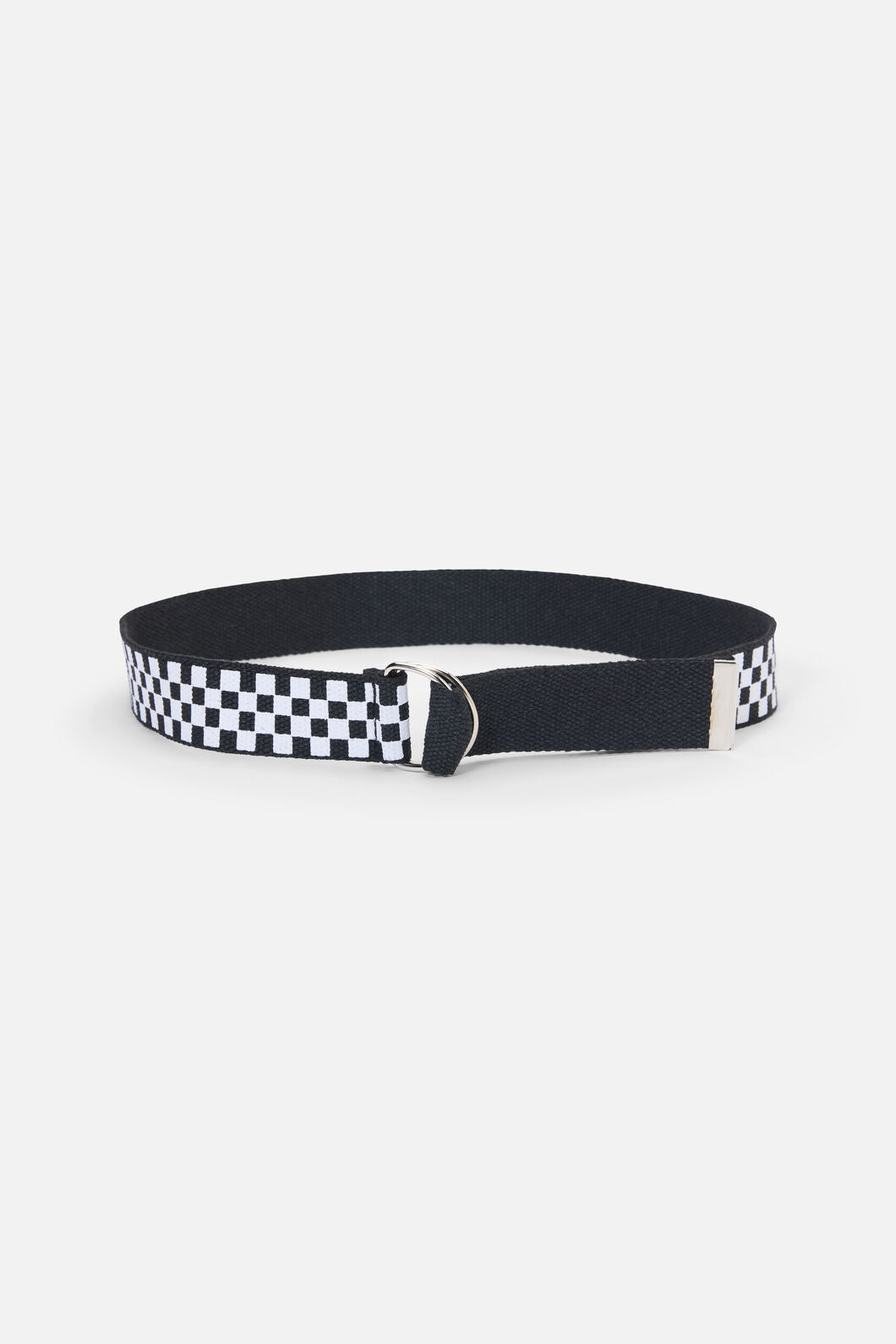 Dangerfield - Black Racing Squares Canvas Belt - black