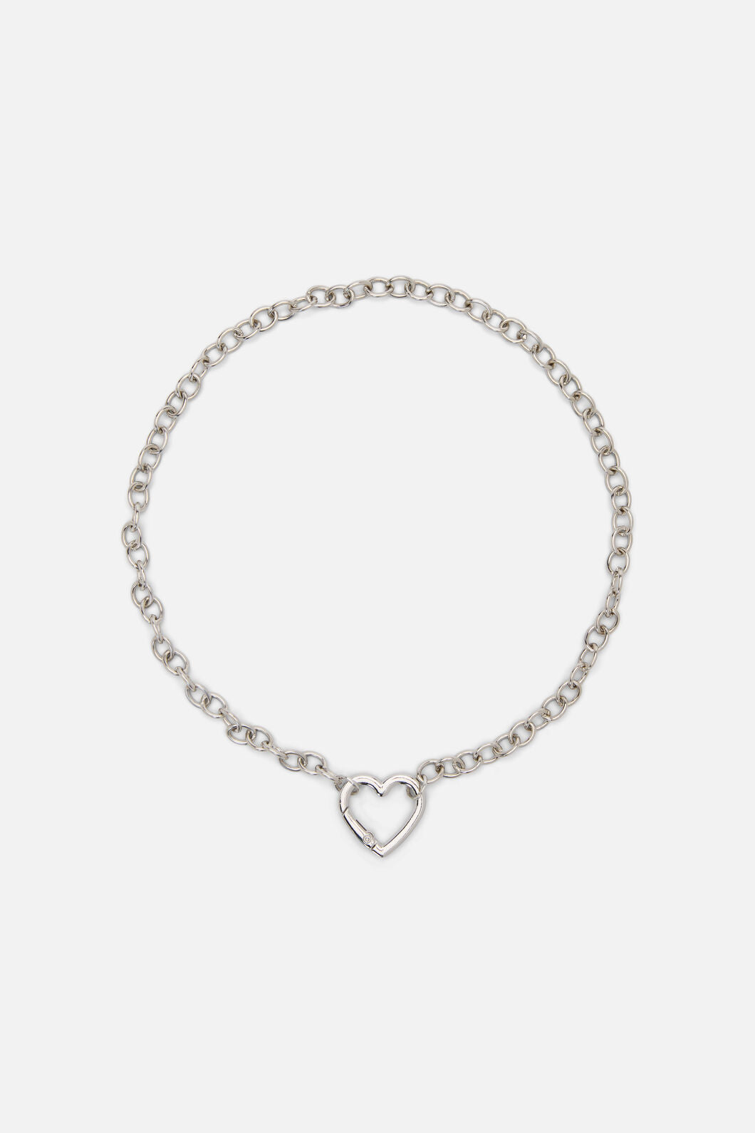 Dangerfield - Hooked Heart Choker - silver