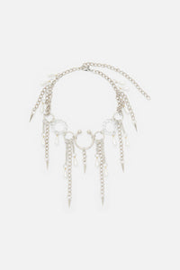 Dangerfield - Spike Chain Choker - silver