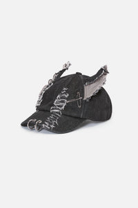 Dangerfield - Distressed Ears Cap - black