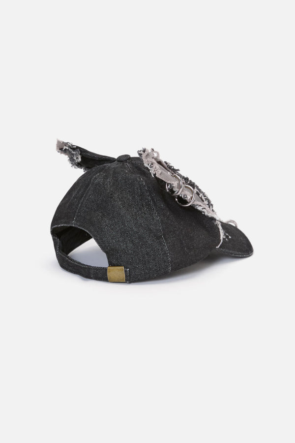 Dangerfield - Distressed Ears Cap - black