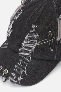 Dangerfield - Distressed Ears Cap - black