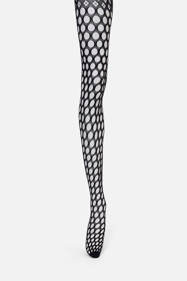Dangerfield - Holey Moley Tights - black