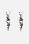 Dangerfield - Chainmail Drop Earrings - silver