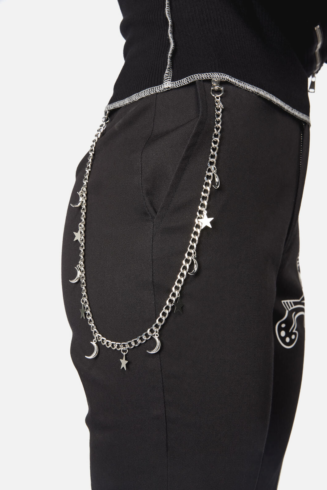 Dangerfield - Stars & Moons Jean Chain - silver