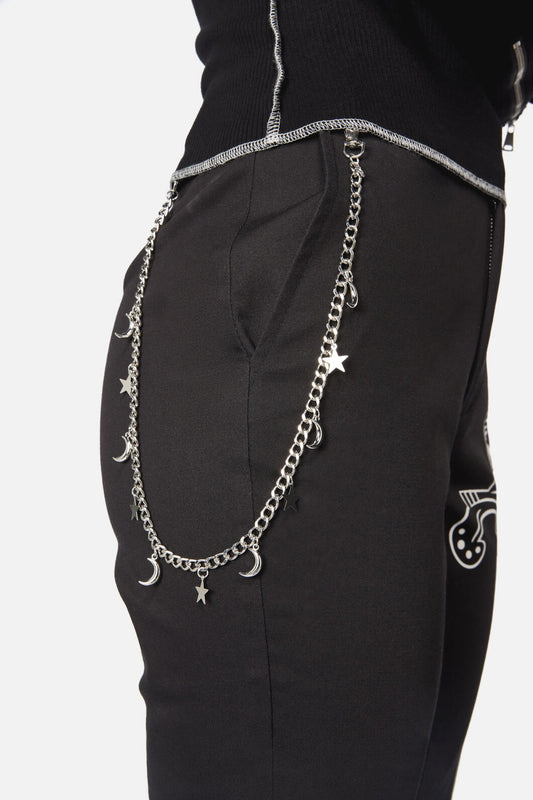 Dangerfield - Stars & Moons Jean Chain - silver