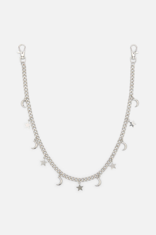 Dangerfield - Stars & Moons Jean Chain - silver