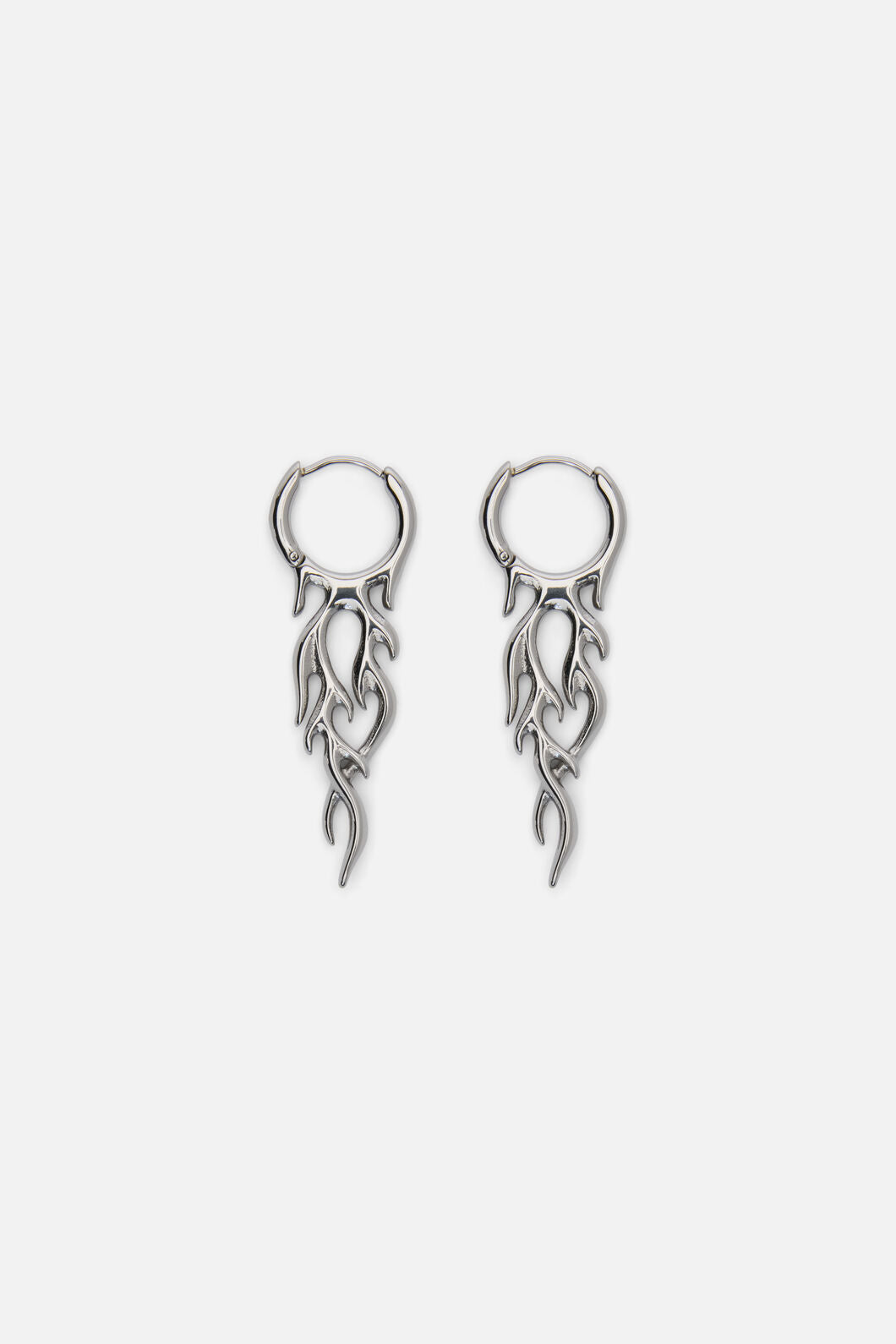 Dangerfield - Flame Sleeper Earrings - silver