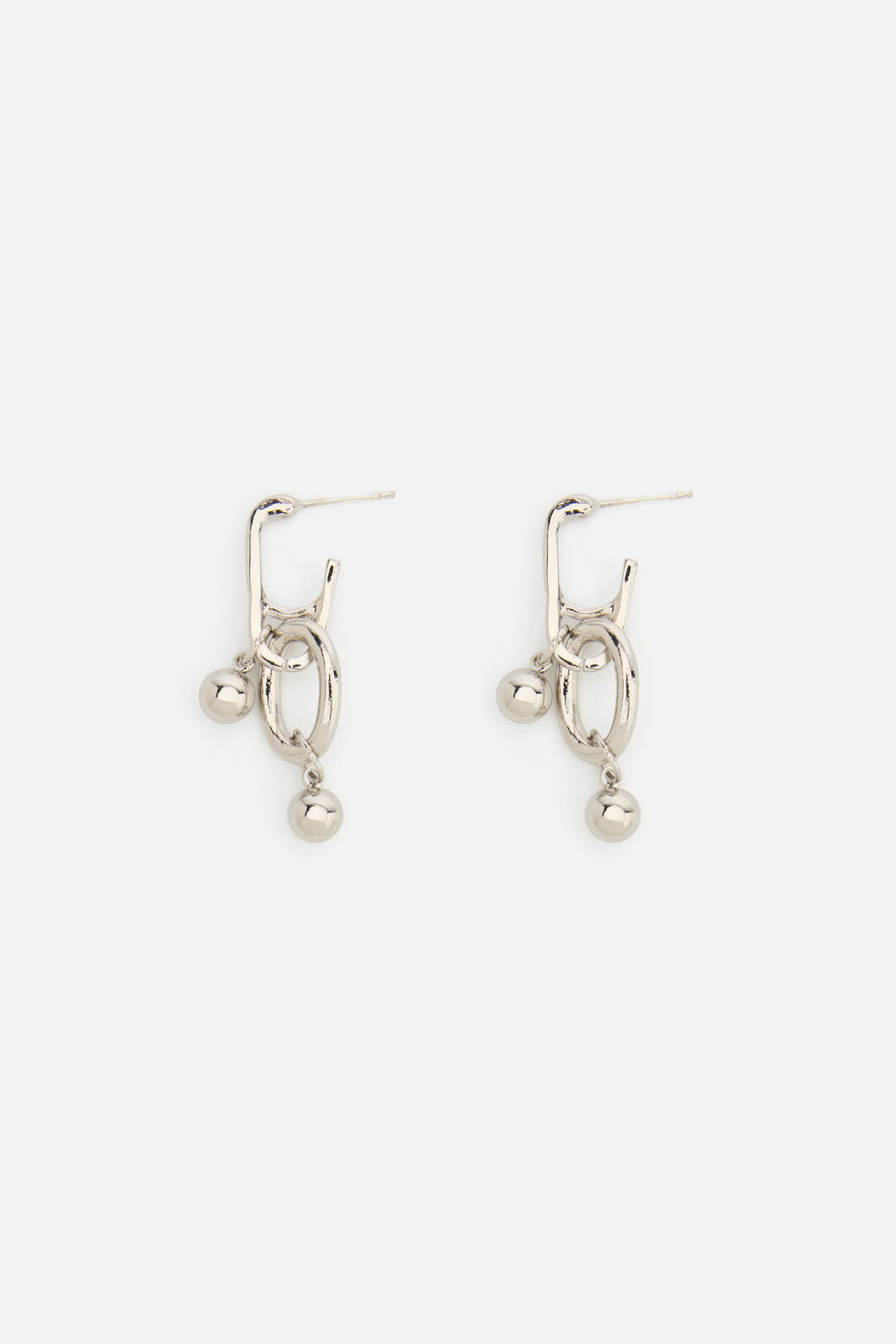 Dangerfield - Chunky Bobble Earrings - silver