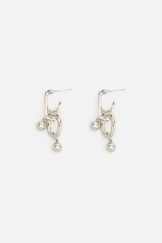 Dangerfield - Chunky Bobble Earrings - silver