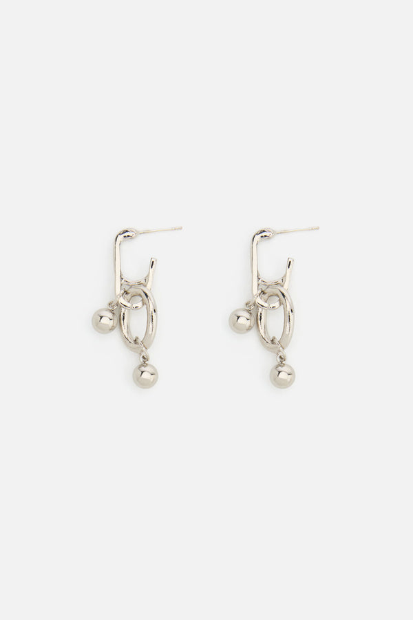 Dangerfield - Chunky Bobble Earrings - silver