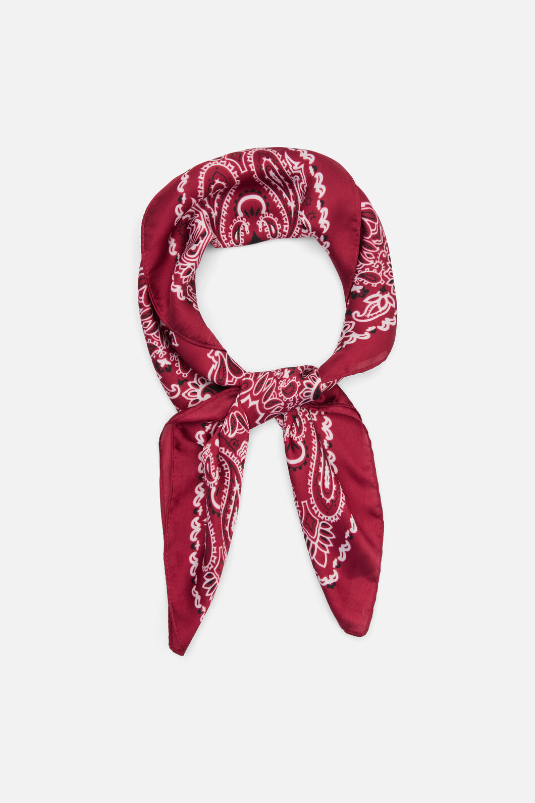 Dangerfield - Satin Bandana Scarf - red