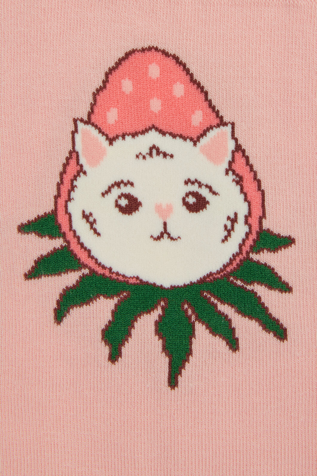 Dangerfield - Strawberry Cat Socks - pink