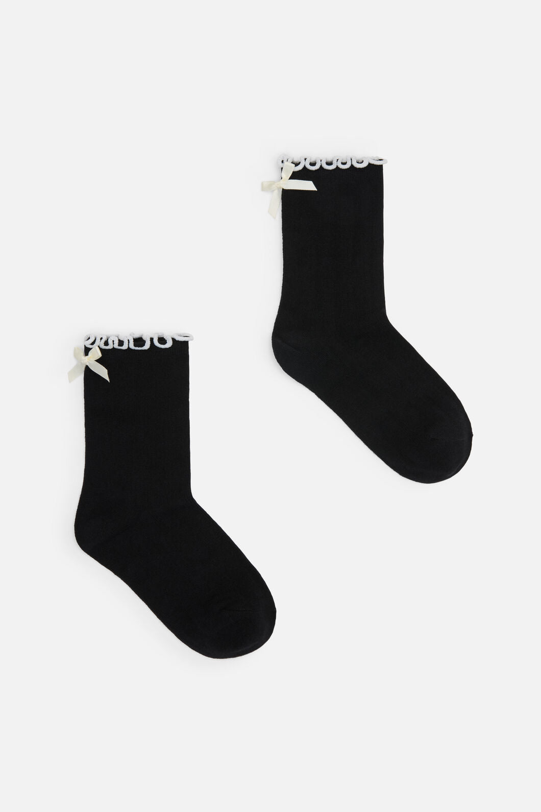 Dangerfield - Bow Back Short Sock - black