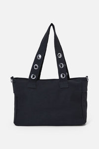 Dangerfield - Canvas Stud Pocket Bag - black