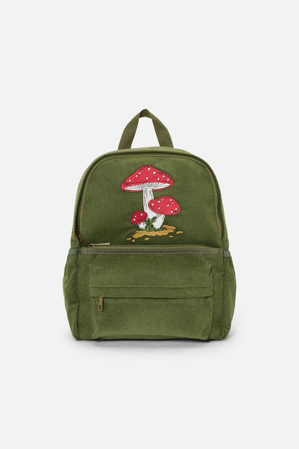 Dangerfield - Toadstool Corduroy Backpack - olive