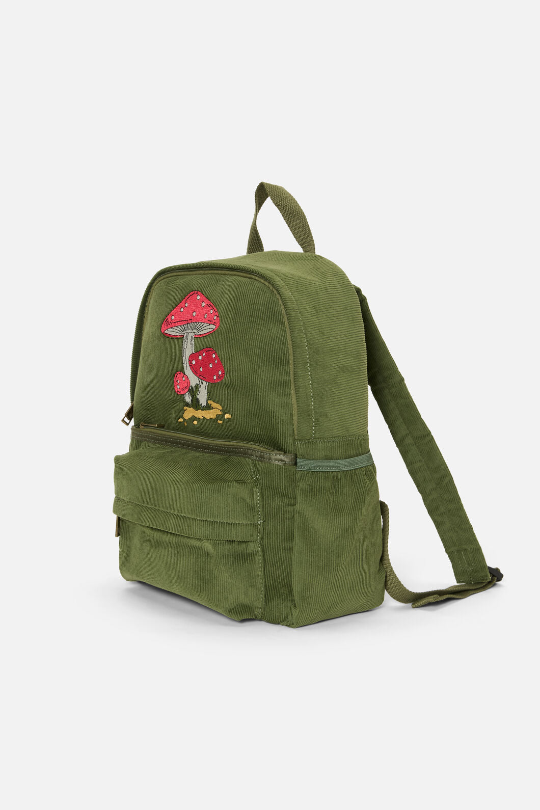 Dangerfield - Toadstool Corduroy Backpack - olive