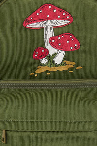 Dangerfield - Toadstool Corduroy Backpack - olive