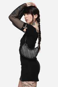 Dangerfield - Eyelet & Sparkle Mini Bag - black