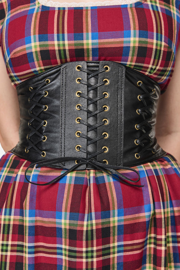 Dangerfield - Corset Lace Up Belt - black