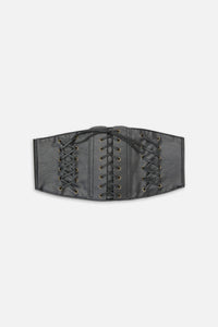 Dangerfield - Corset Lace Up Belt - black