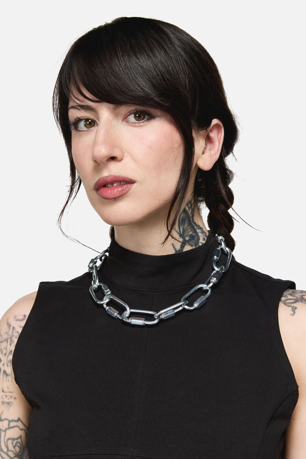 Dangerfield - Super Chunky Chain Choker - silver