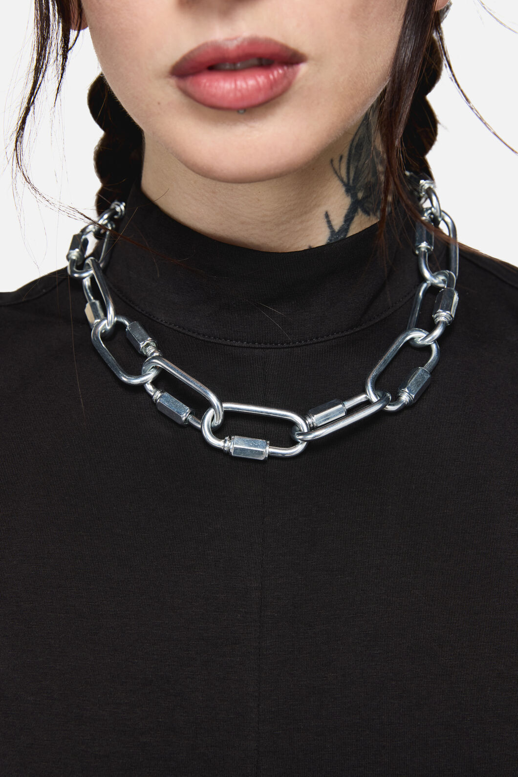 Dangerfield - Super Chunky Chain Choker - silver