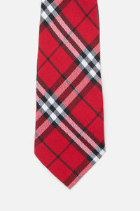 Dangerfield - Tartan Adjustable Neck Tie - red-white